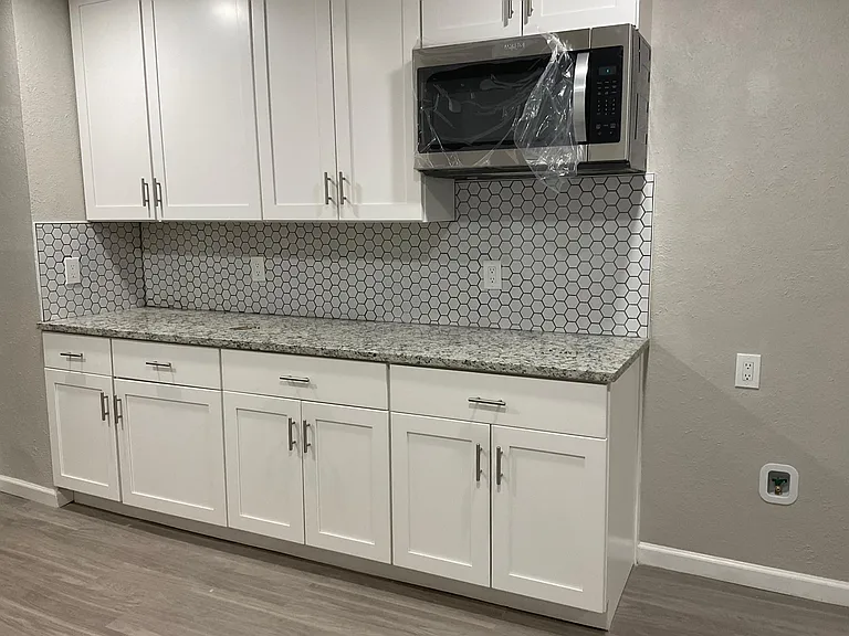 New appliances and a lot of storage and counter space