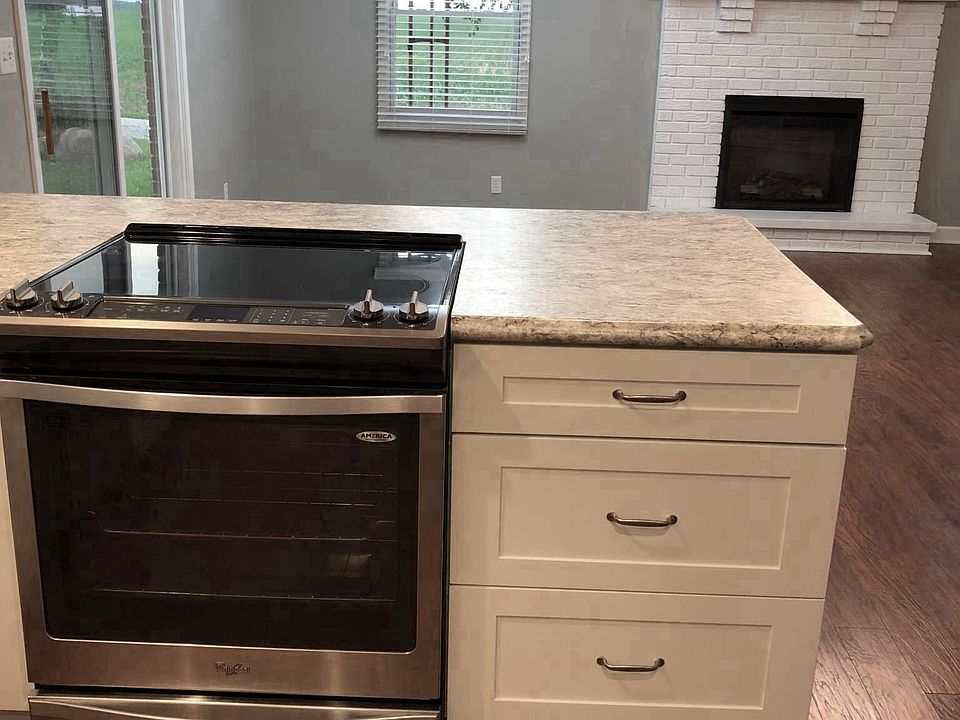 kitchen and living room