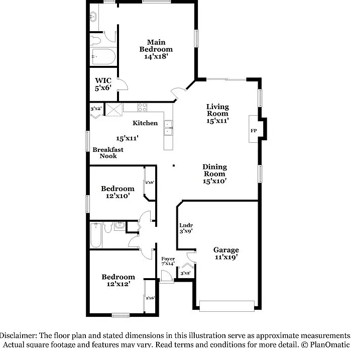 3 bed, 2.0 bath, 1382 sqft, $2,055 — Photo 2