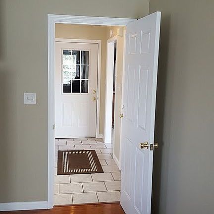 Walk door into garage