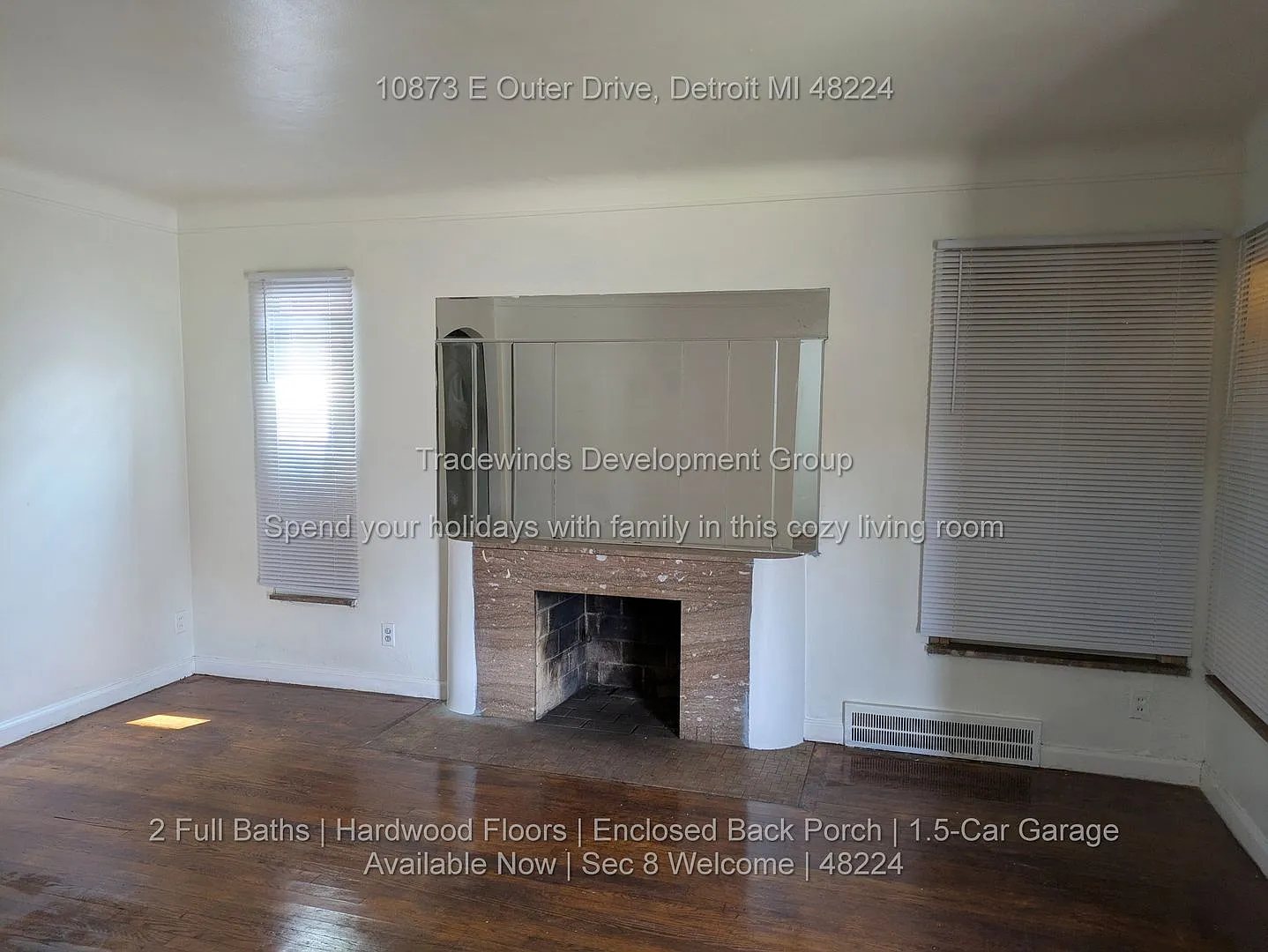 10873 E Outer Drive is a 3-bedroom, 2-bathroom brick bungalow for rent in Detroit's Outer Drive-H... — Photo 2