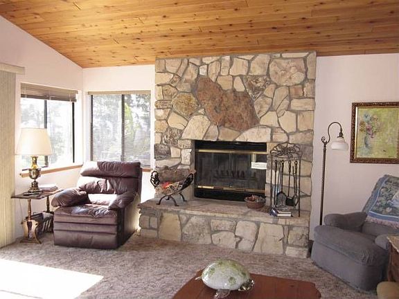 Stone Fireplace