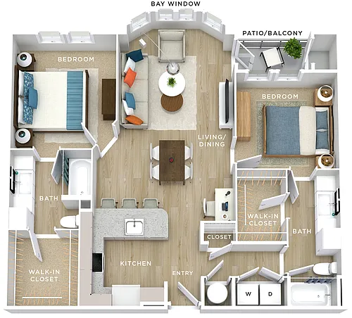 Floor plan 2x2G