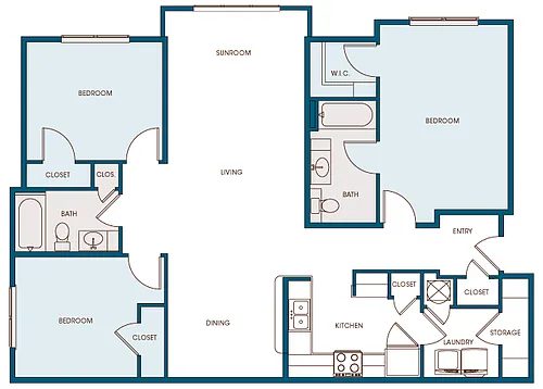 Floor plan C1s