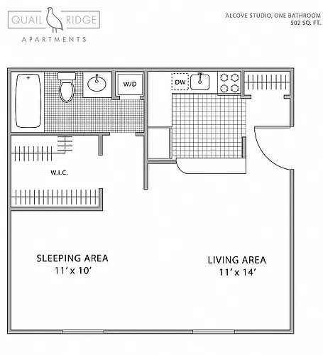 Floor plan Studio