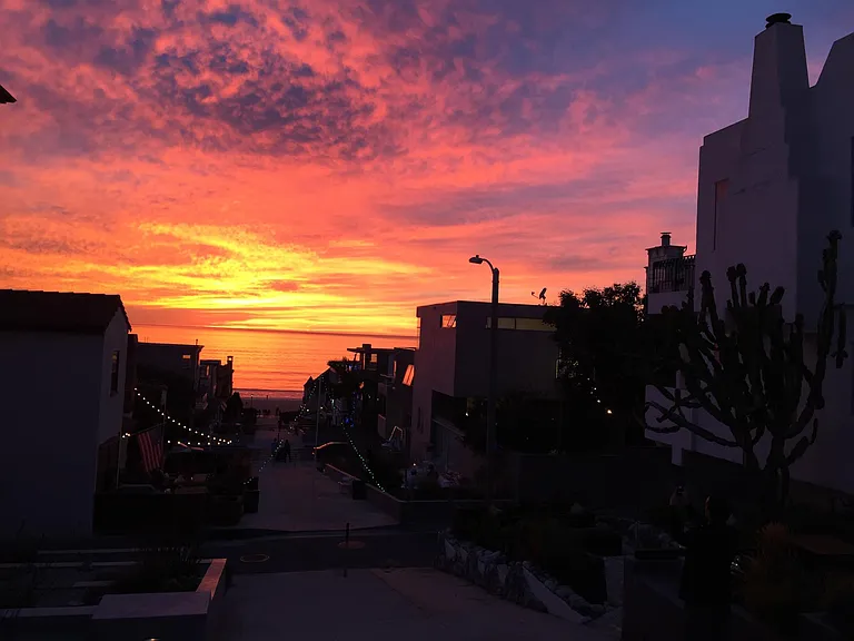 Front of walk street beach house