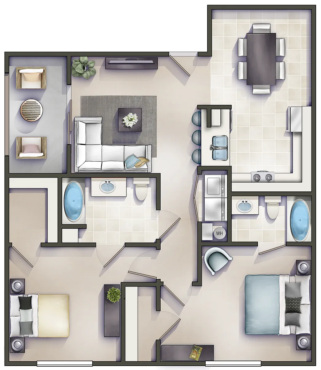 Floor plan The Lookout Patio