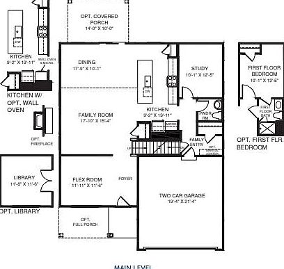 main level floor plan