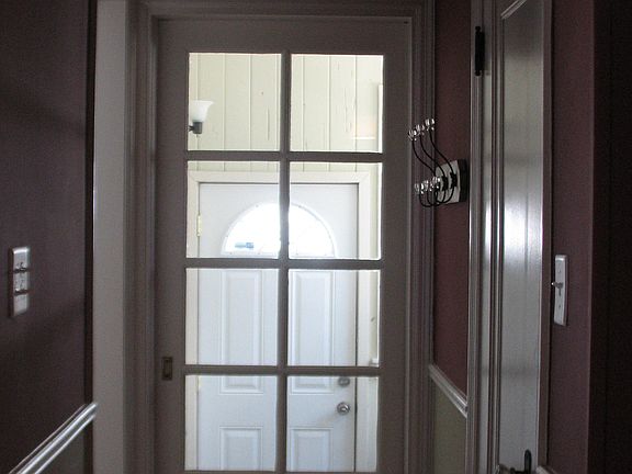 kitchen looking at back door