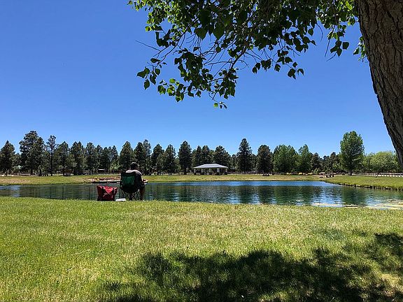Fishing steps from cabin