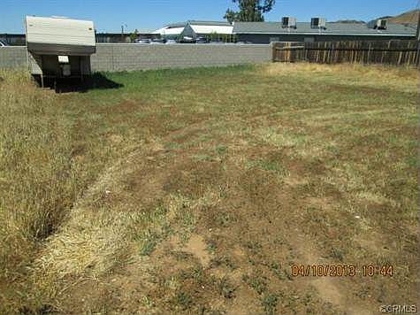 Fenced storage yard