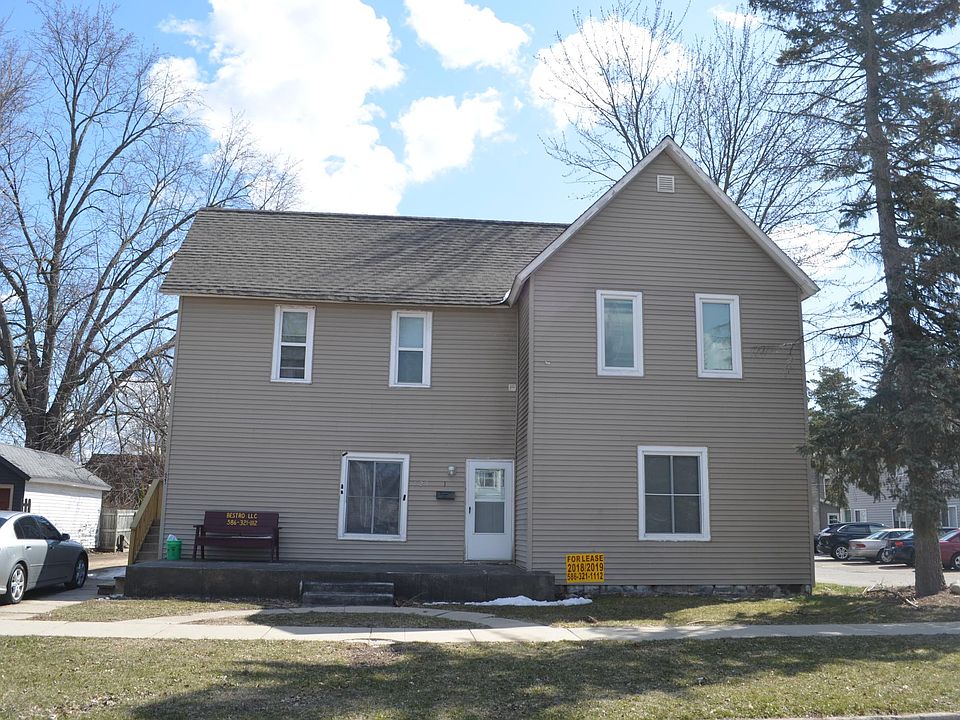 Front door to A unit