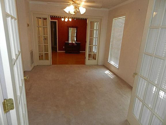 Formal Dining Room With French doors to Study!