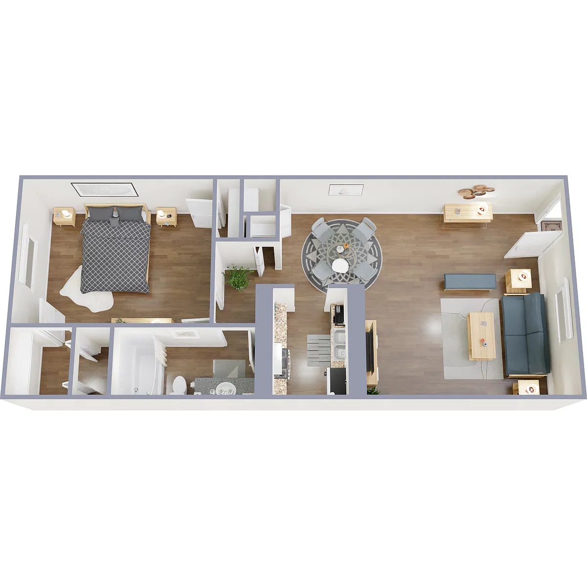 Floor plan 1X1