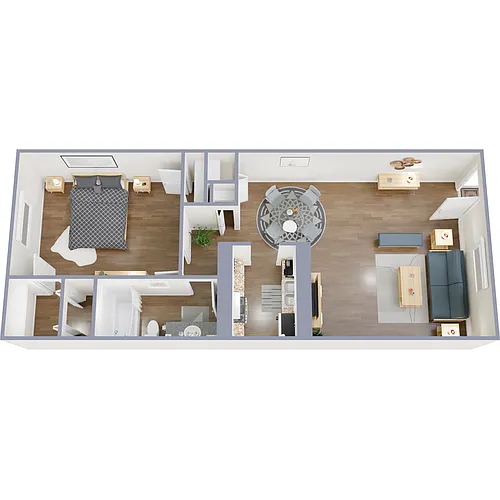 Floor plan 1X1