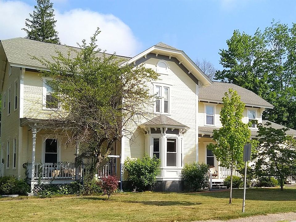 Summer View from the stone church across Walnut Street