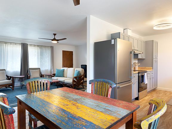 Open dining room