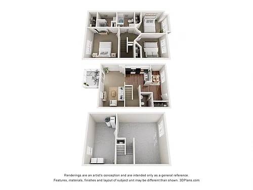 Floor plan Trecastle Townhome