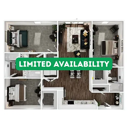 Floor plan 3BR/3BA