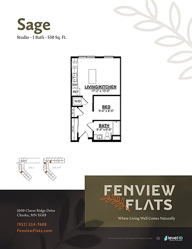 Floor plan Sage