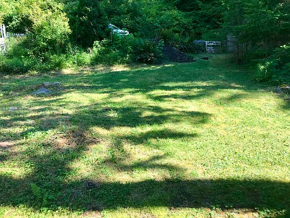 West of lot/parking access