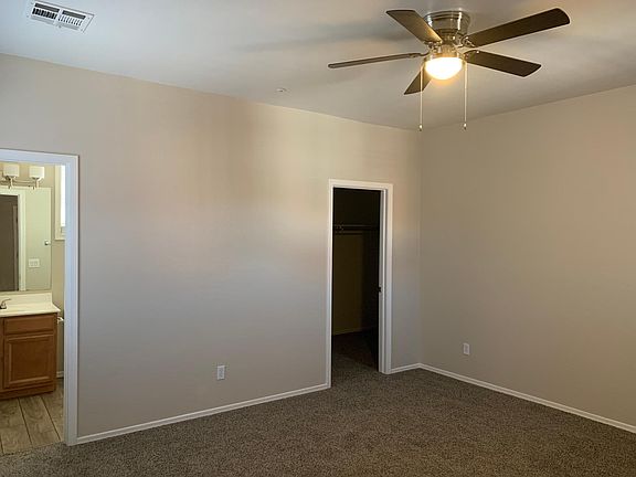Master bedroom to bath and closet