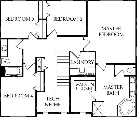 Upper Level Floor plan