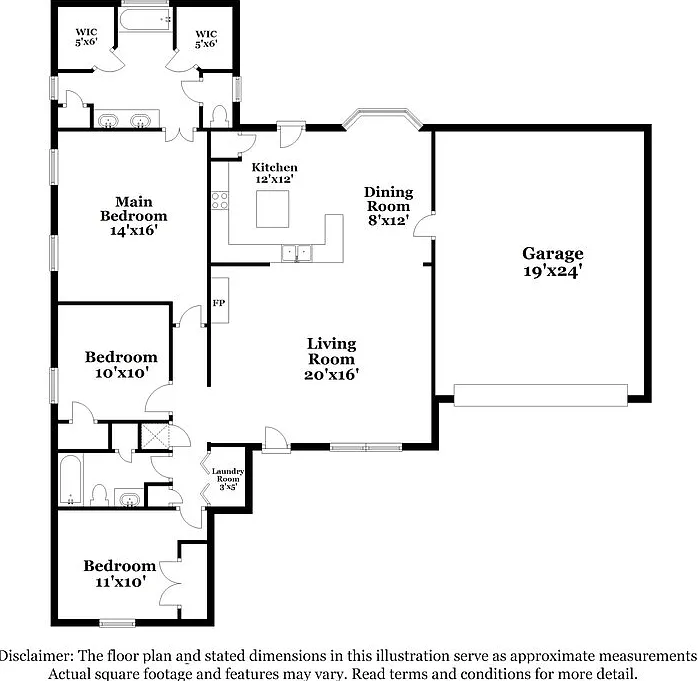 3 bed, 2.0 bath, 1528 sqft, $1,790 — Photo 2