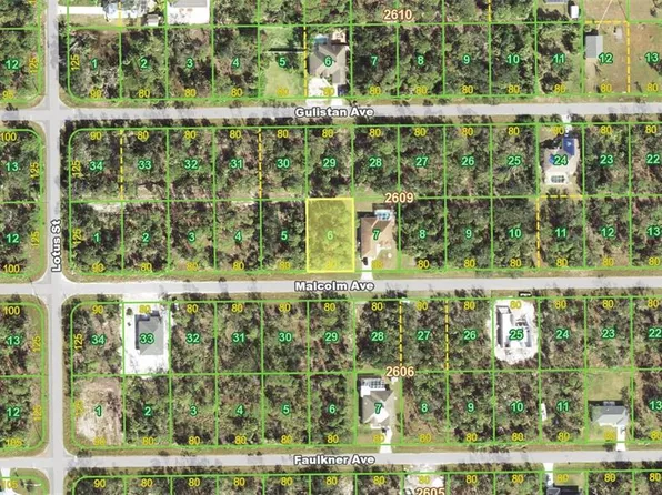 15184 MALCOLM AVENUE LOT 6, PORT CHARLOTTE, FL 33953