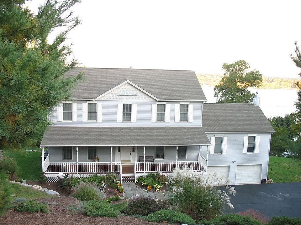 The front of our house, Hudson River in back