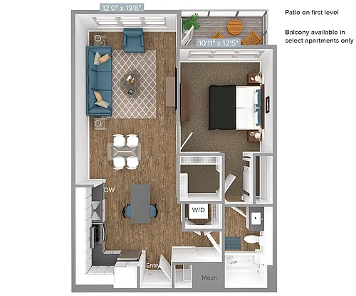 Floor plan AM15-D2-715