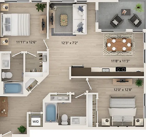 B3 - Floor Plan 2D B3 - Floor Plan 2D