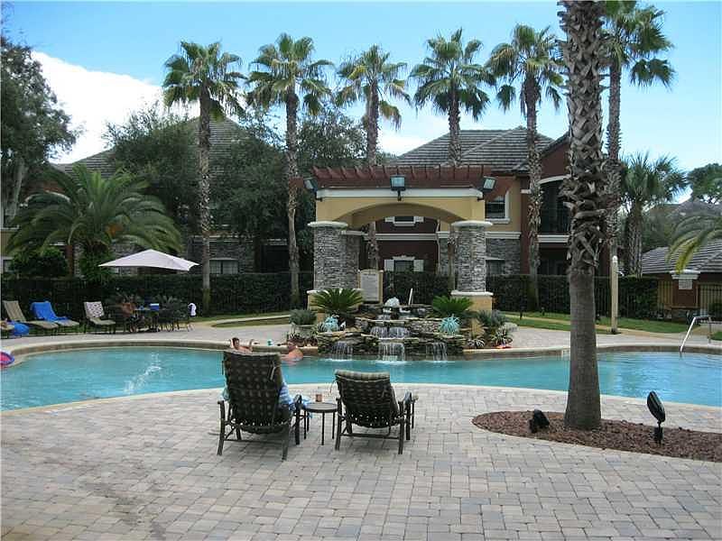 One of two heated pools
