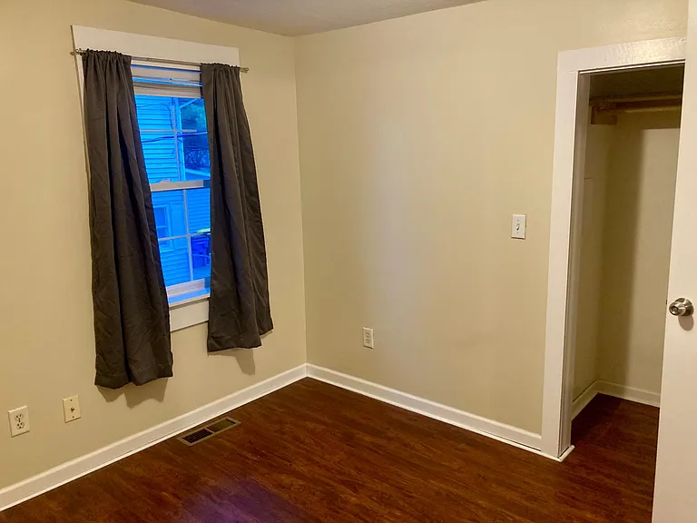 Bedroom and closet