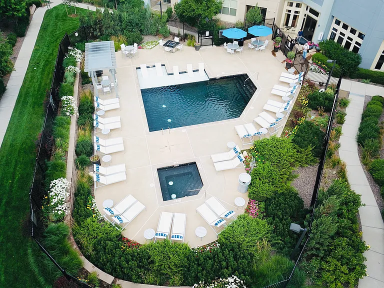 Pool Deck and Lounge Area