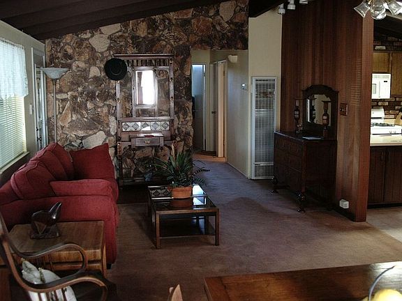 from dining room to the hall, kitchen to the right