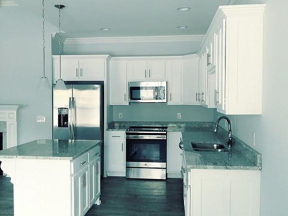 Stainless steel appliances.