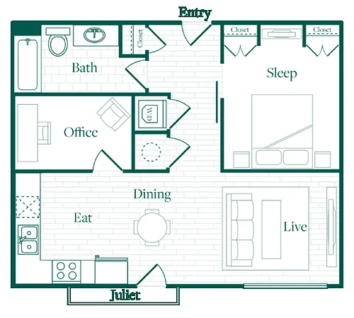 Floor plan GEM Hope