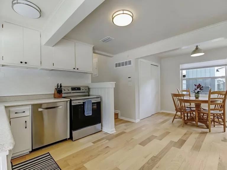 Kitchen with room for a coffee bar and more casual seating