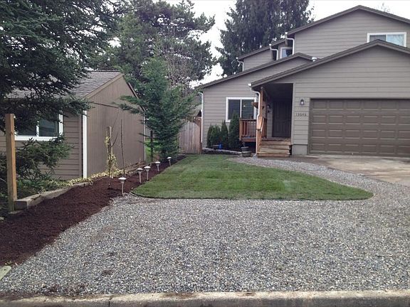 Redone front yard