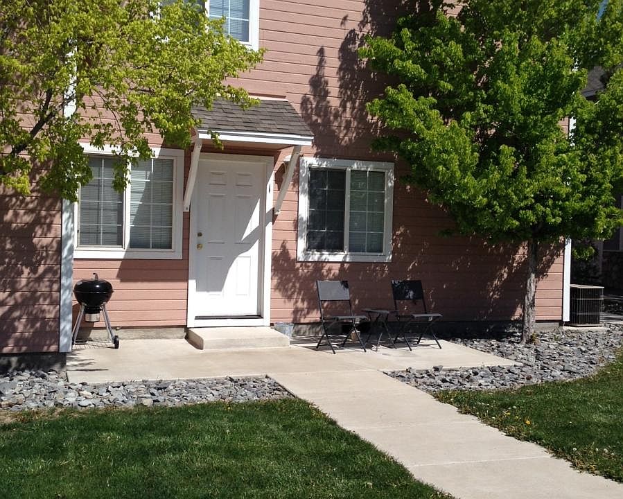 Front door with patio