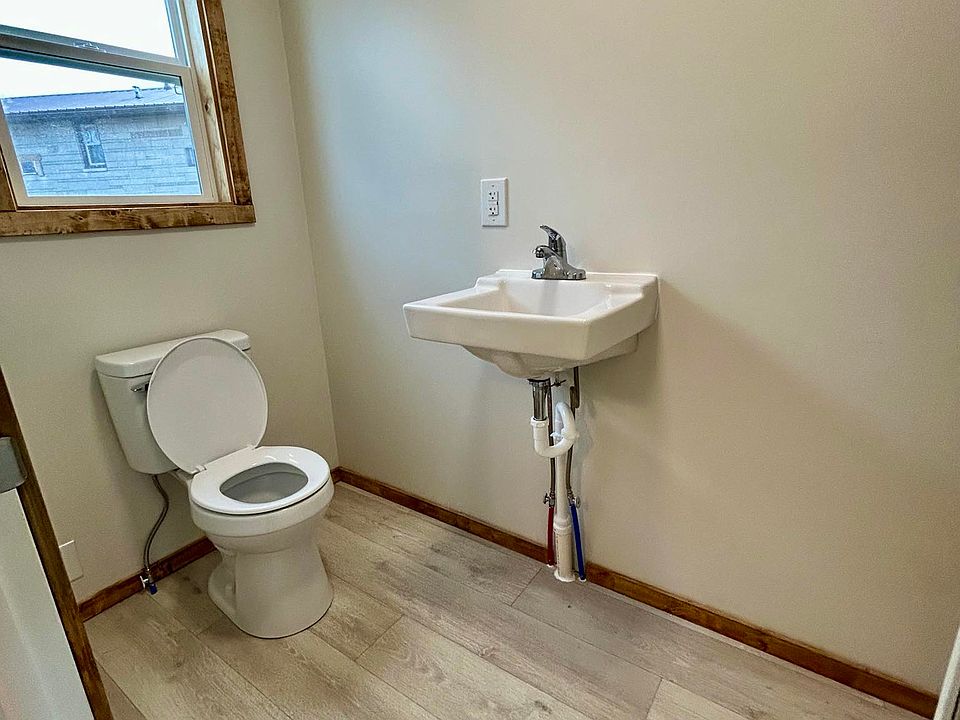 Bathroom, with tons of natural light.