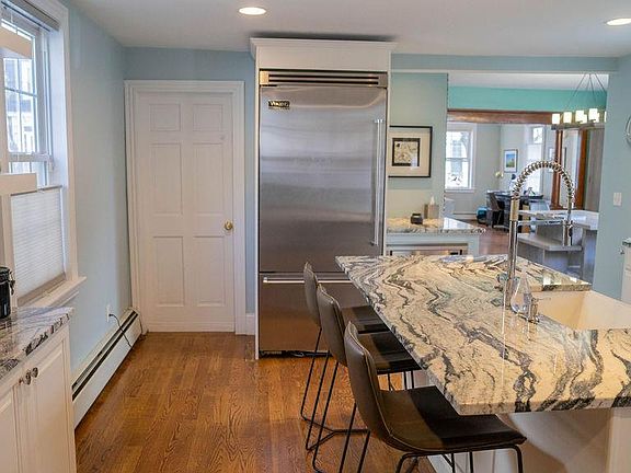 Kitchen + door to basement