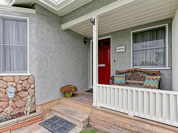 Cute and quaint front porch