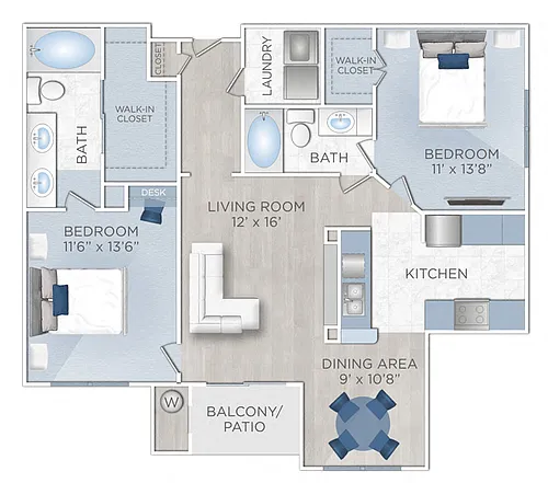 Floor plan Cottonwood (E)