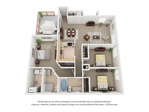 Floor plan Crown - Renovated