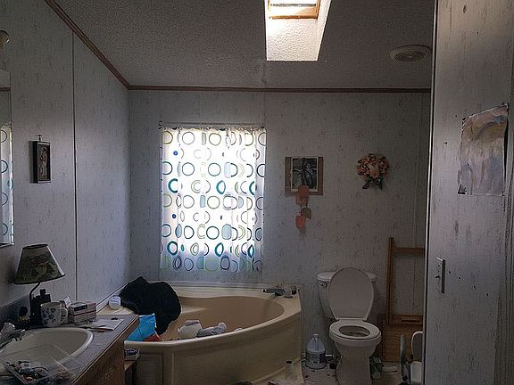 1/2 of master bathroom 