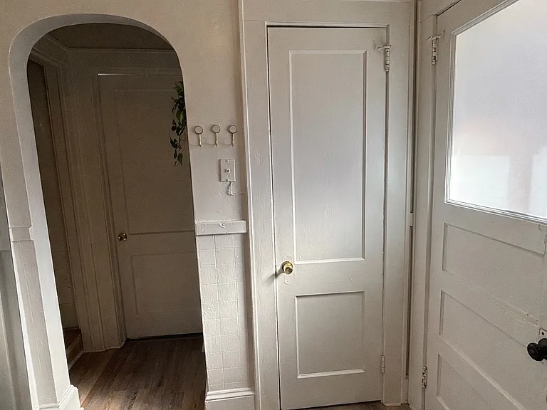 Pantry behind door