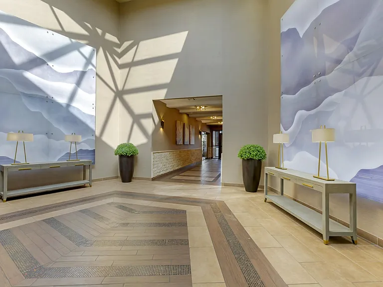 Atrium Space at The Rays at Vegas Towers in Las Vegas, NV 89119