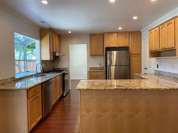 Updated Kitchen with granite countertop and all stainless steel appliances